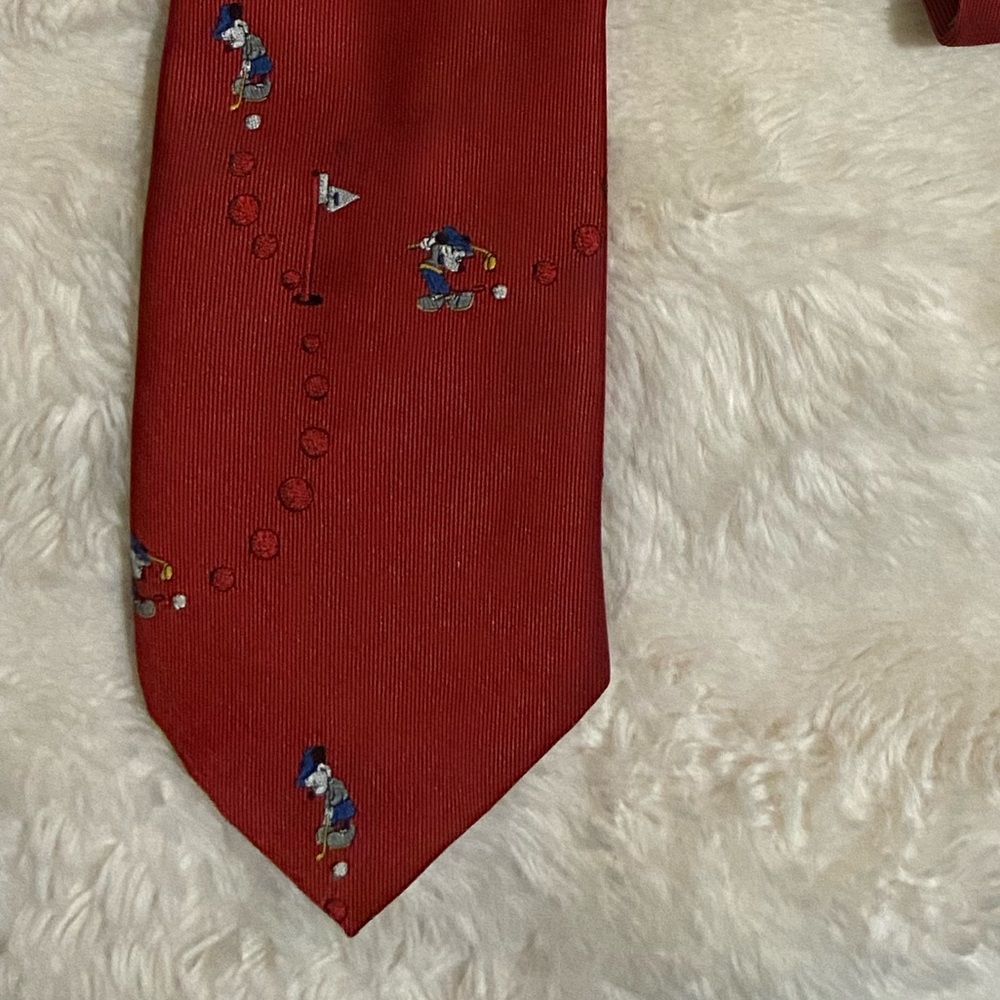 Balancine Tie Works Disney Mickey Mouse Red Collectors Tie